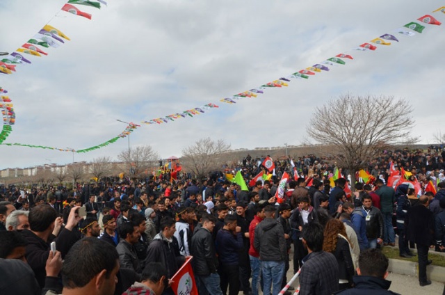 Erciş'te Newroz'a polis müdahalesi