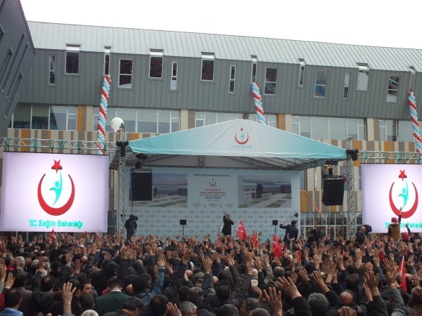 Başbakan'ın Hastane Açılışı Fotoğrafları