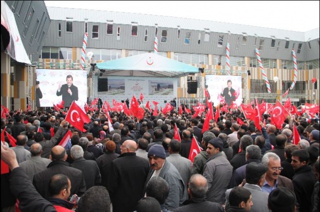 Başbakan Davutoğlu hastane açılışı fotoğrafları