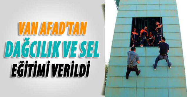 AFAD Dalgıç Ekibine “Dağcılık Ve Sel İstasyonu” Eğitimi