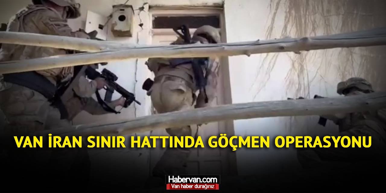 Van İran sınır hattında göçmen operasyonu