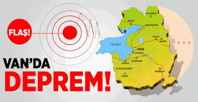 Van'da 3.2 büyüklüğünde deprem meydana geldi