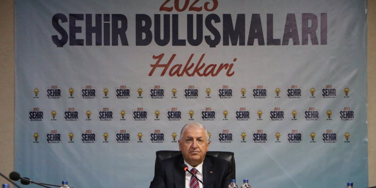 Bakan Güler: Huzur Temin Edildikçe Hakkari'ye Yapılan Yatırımlar Hız Kazandı