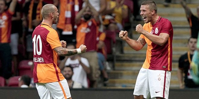 Galatasaray 1-0 İnter Milan hazırlık maçının özeti!Sneijder Poldi A.Ş