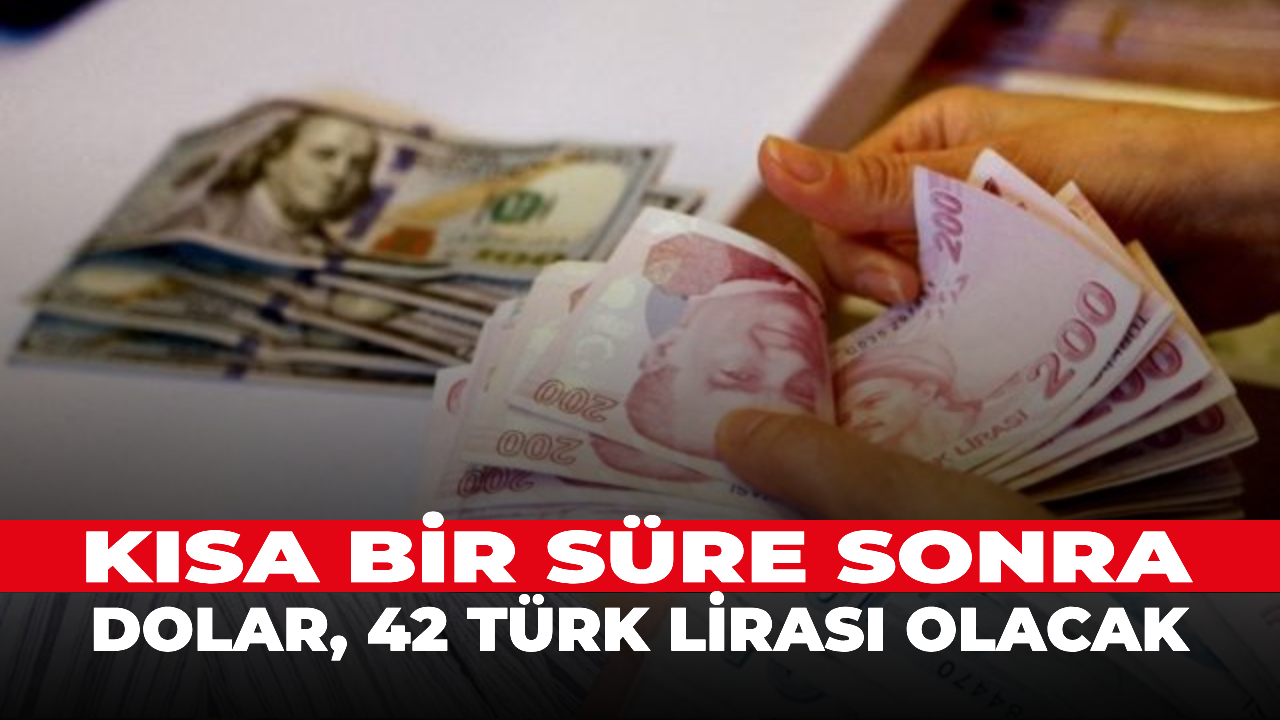 Kısa bir süre sonra Dolar, 42 Türk Lirası olacak