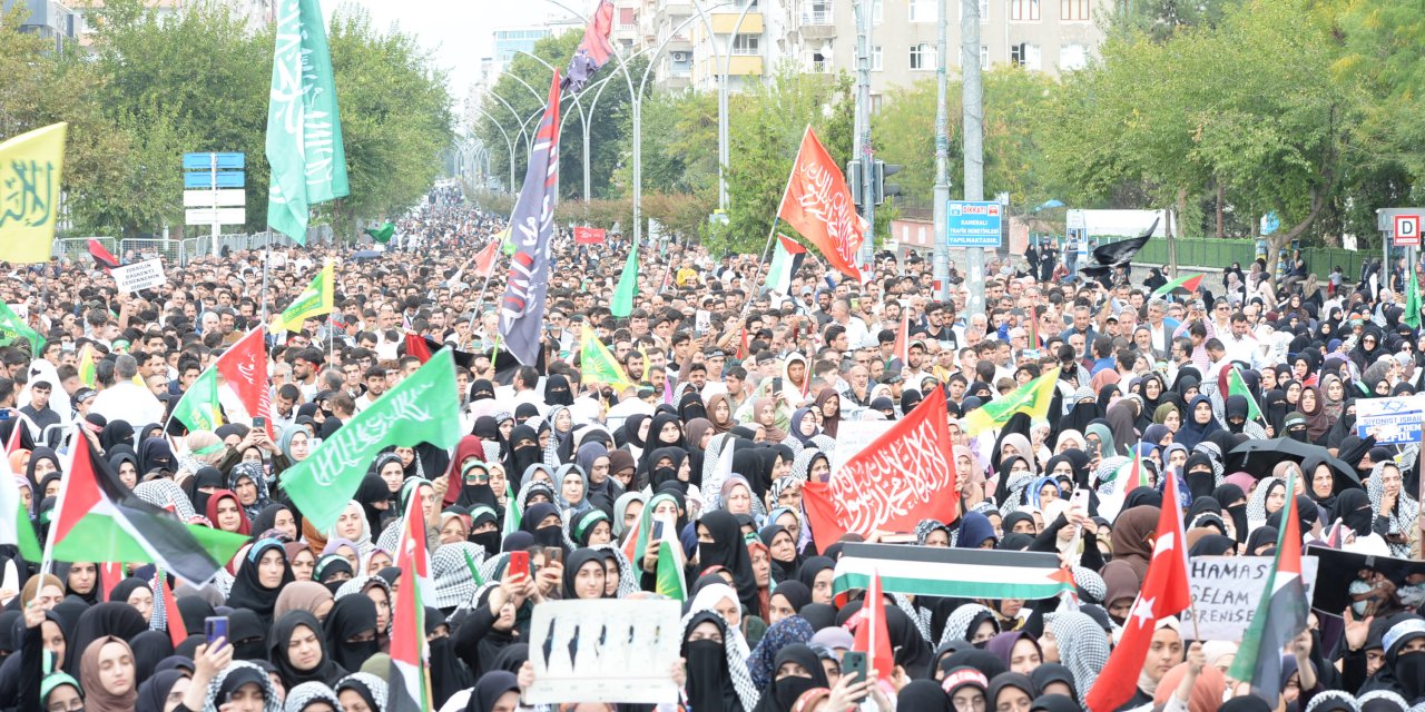 Hüda Par'dan Diyarbakır'da 'aksa Tufanı'na Destek Mitingi