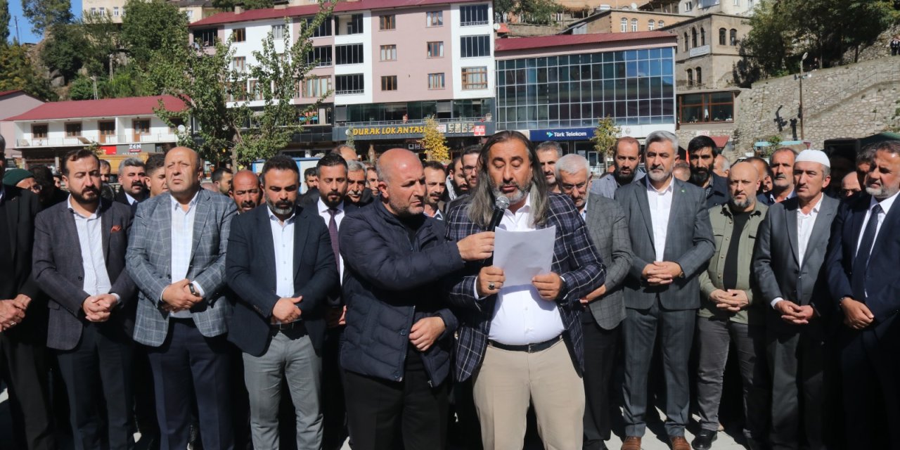 Bitlis'te Filistinliler İçin Gıyabi Cenaze Namazı