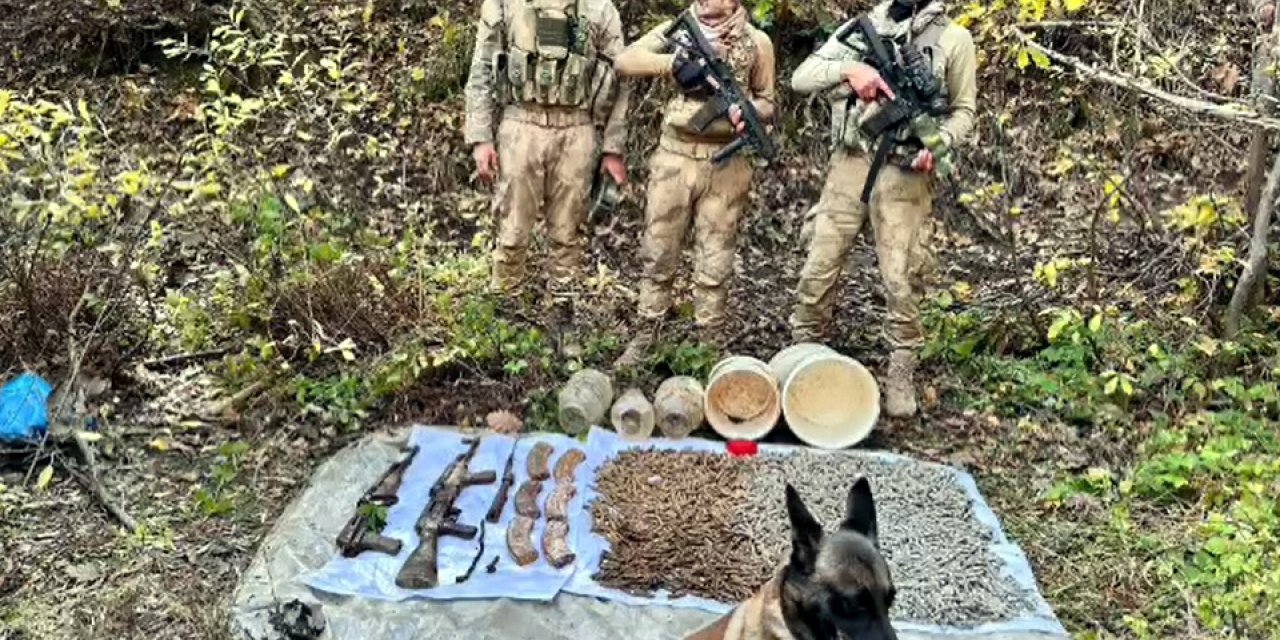 Bitlis Kırsalında Toprağa Gömülü Silah Ve Mühimmat Ele Geçirildi