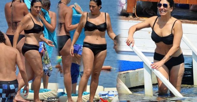 Işın Karaca bikini ile görüntülendi!İşte 45 kilo veren Işın Karaca