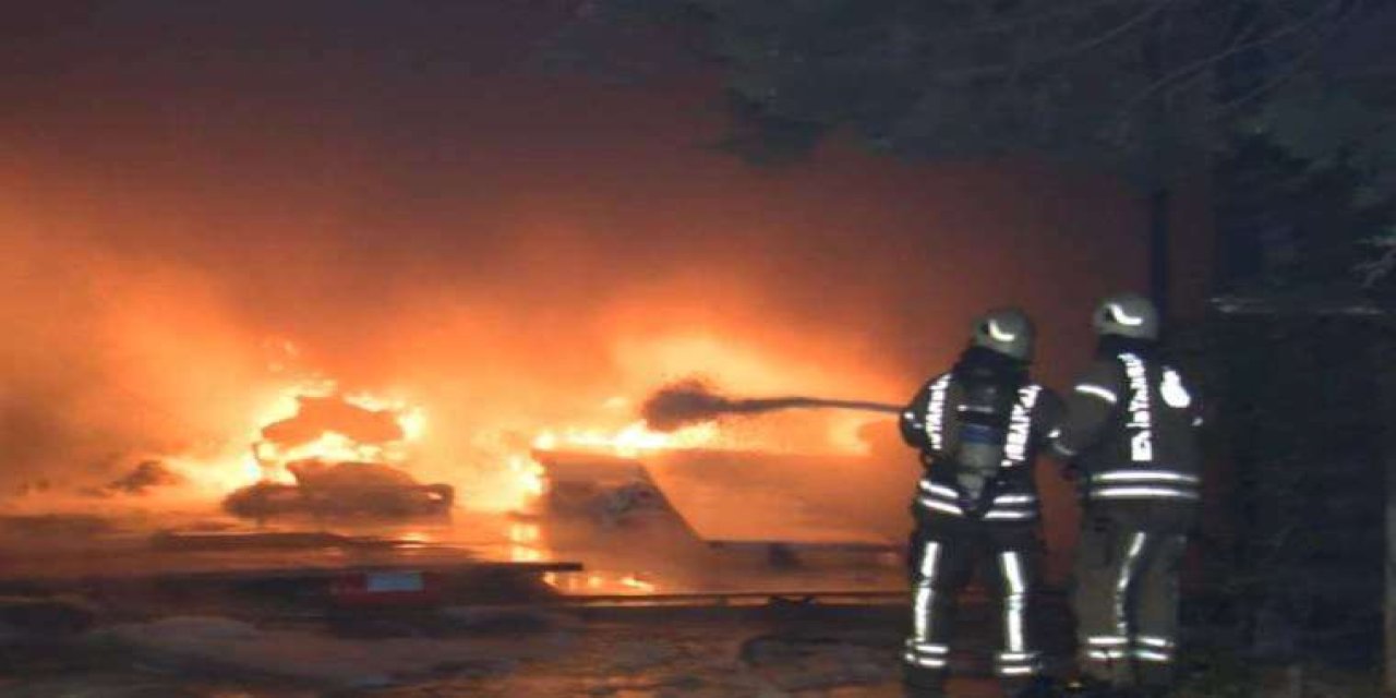 Çatalca'da fabrikada çıkan yangın paniğe sebep oldu! Fabrikada büyük çapta hasar meydana geldi