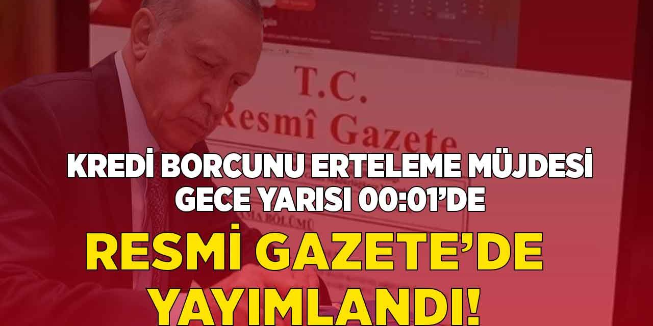 Kredi kartı borcu olanlara müjdeli haber gece yarısı geldi! Resmi Gazete'de yayımlandı: Borç erteleme geliyor