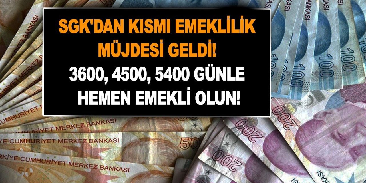 Son dakika gelişmesi olarak, 1999 sonrası sigorta başlangıcı olan 47-50 yaş arasındaki bireyler için 3.600 ile 4.500 gün prim