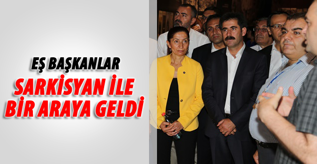 Van Büyükşehir Belediyesi Eş Başkanları Sarkisyan ile Görüştü