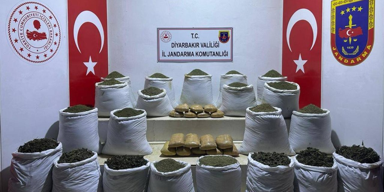 Diyarbakır'da 915 Kilo Esrar Ele Geçirildi