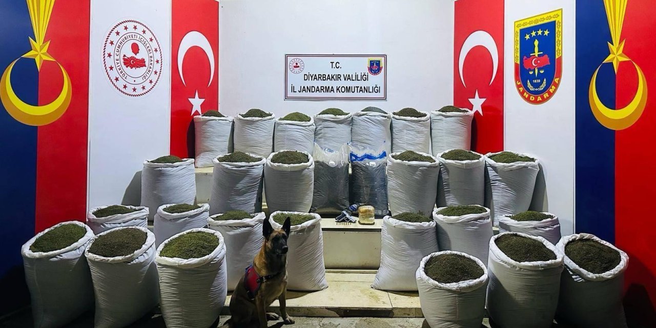 Diyarbakır’da 611 Kilo Esrar Ele Geçirildi