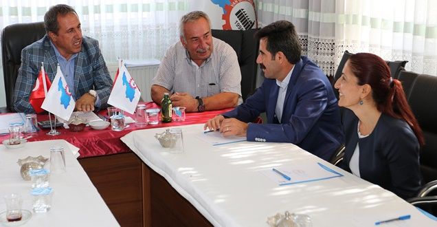 Eş Başkanlardan OSB'ye Tebrik Ziyareti
