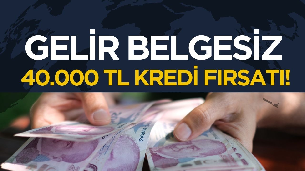 Yapı Kredi, Nisan Ayında Gelir Belgesiz 40.000 TL Kredi İmkanı Sunuyor