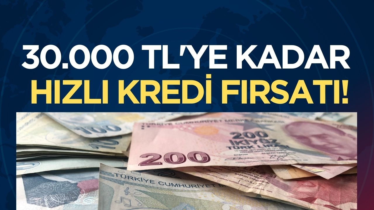 İş Bankası ve Ziraat Bankası, 30.000 TL'ye Kadar Hızlı Kredi İmkanı Sunuyor!