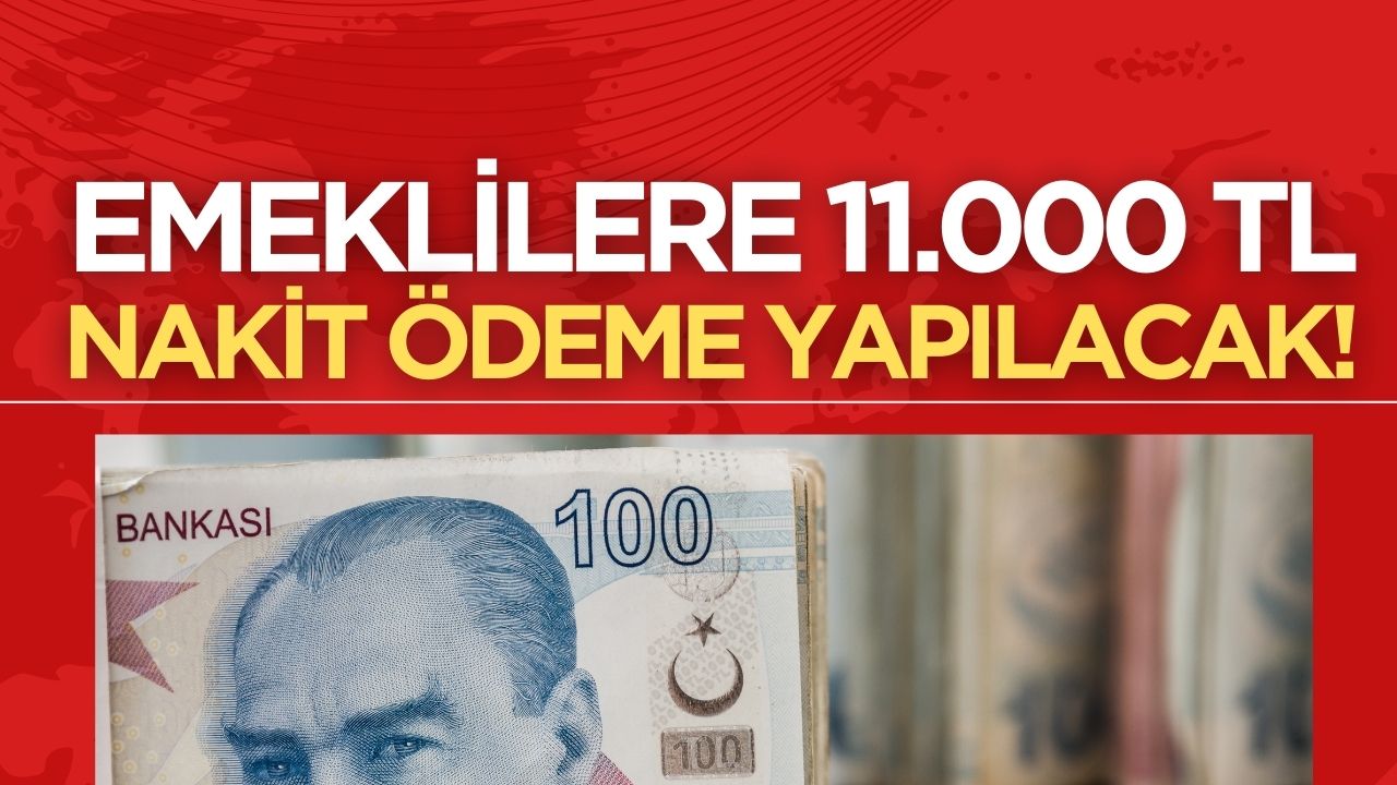 Erdoğan, Emeklilere 11.000 TL Nakit Desteğini Duyurdu