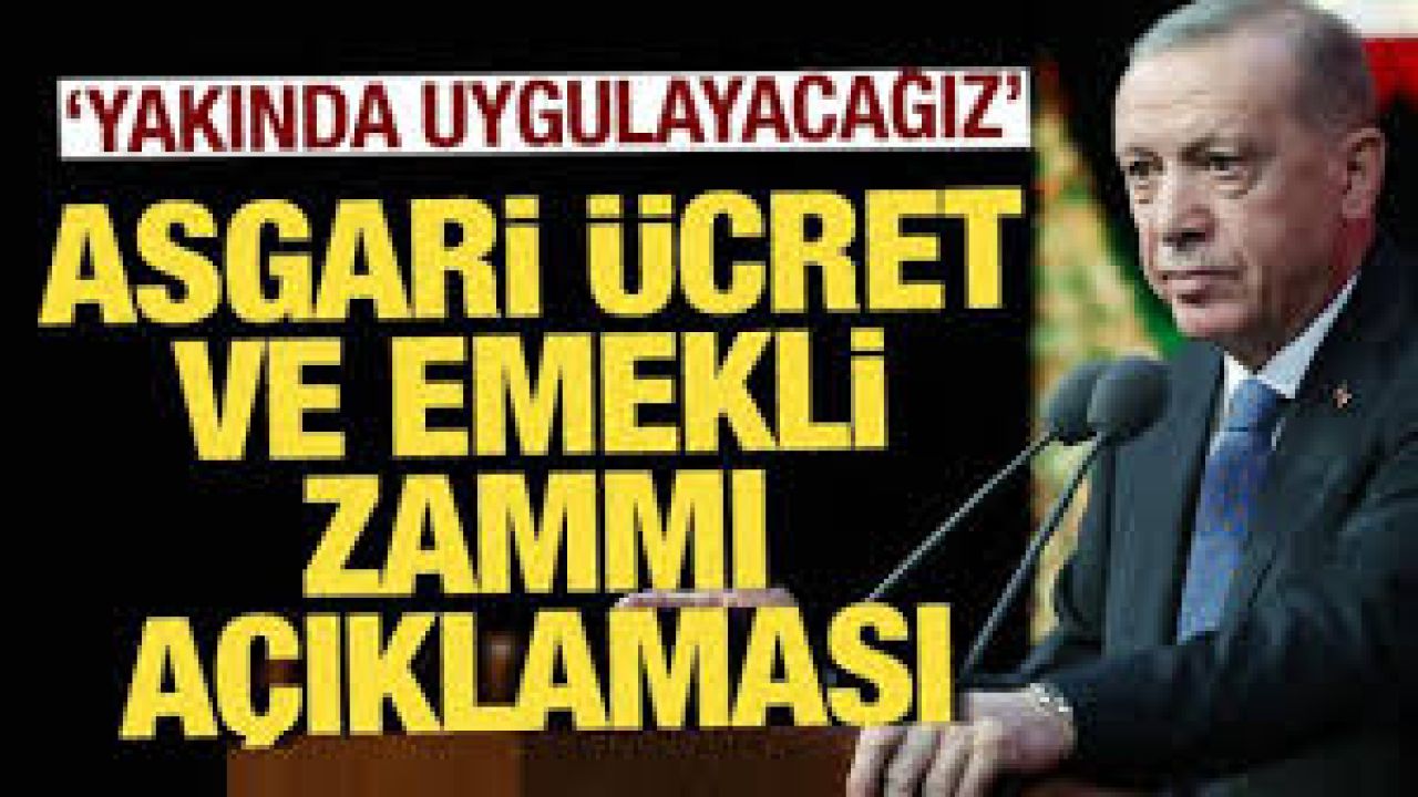 Cumhurbaşkanı Canlı Yayında Asgari Ücret ve Emekli Maaşlarındaki Artışı Duyurdu