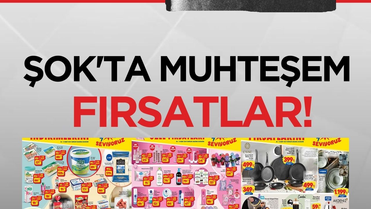 Şok'ta Bayram Öncesi İndirim Şenliği: 10 Nisan Aktüel Katalog Yayımlandı