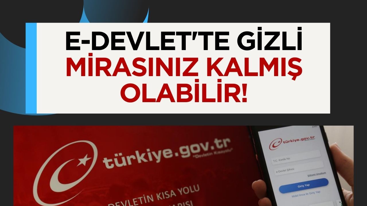 E-Devlet Üzerinden Miras Sorgulaması Yapabilirsiniz