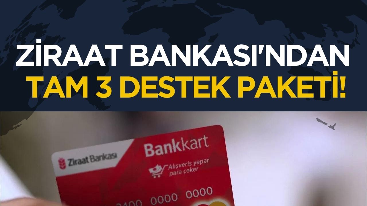 Ziraat Bankası'ndan emeklilere üç yeni destek paketi