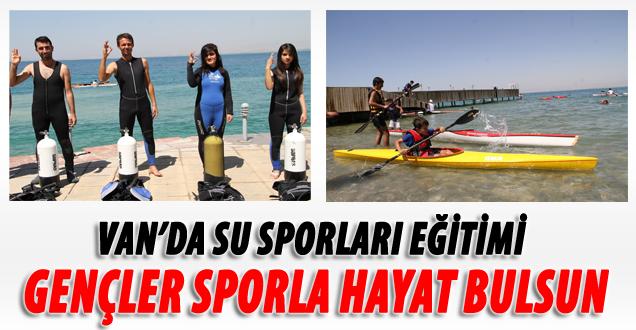 Van’da Su Sporları Eğitimi