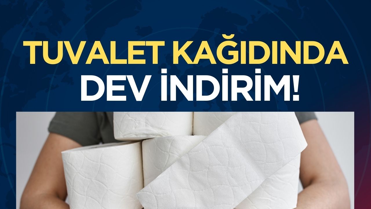 Solo markada tuvalet kağıdı fiyatlarında büyük indirim