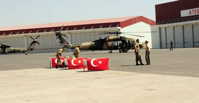 Yüksekova'daki 3 Şehit İçin Tören