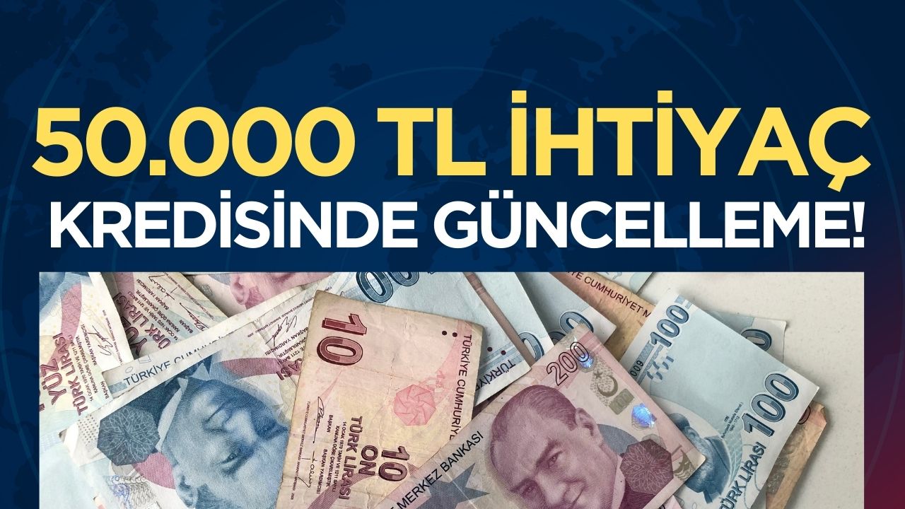 Vakıfbank'tan 50.000 TL İhtiyaç Kredisinde Taksit Güncellemesi