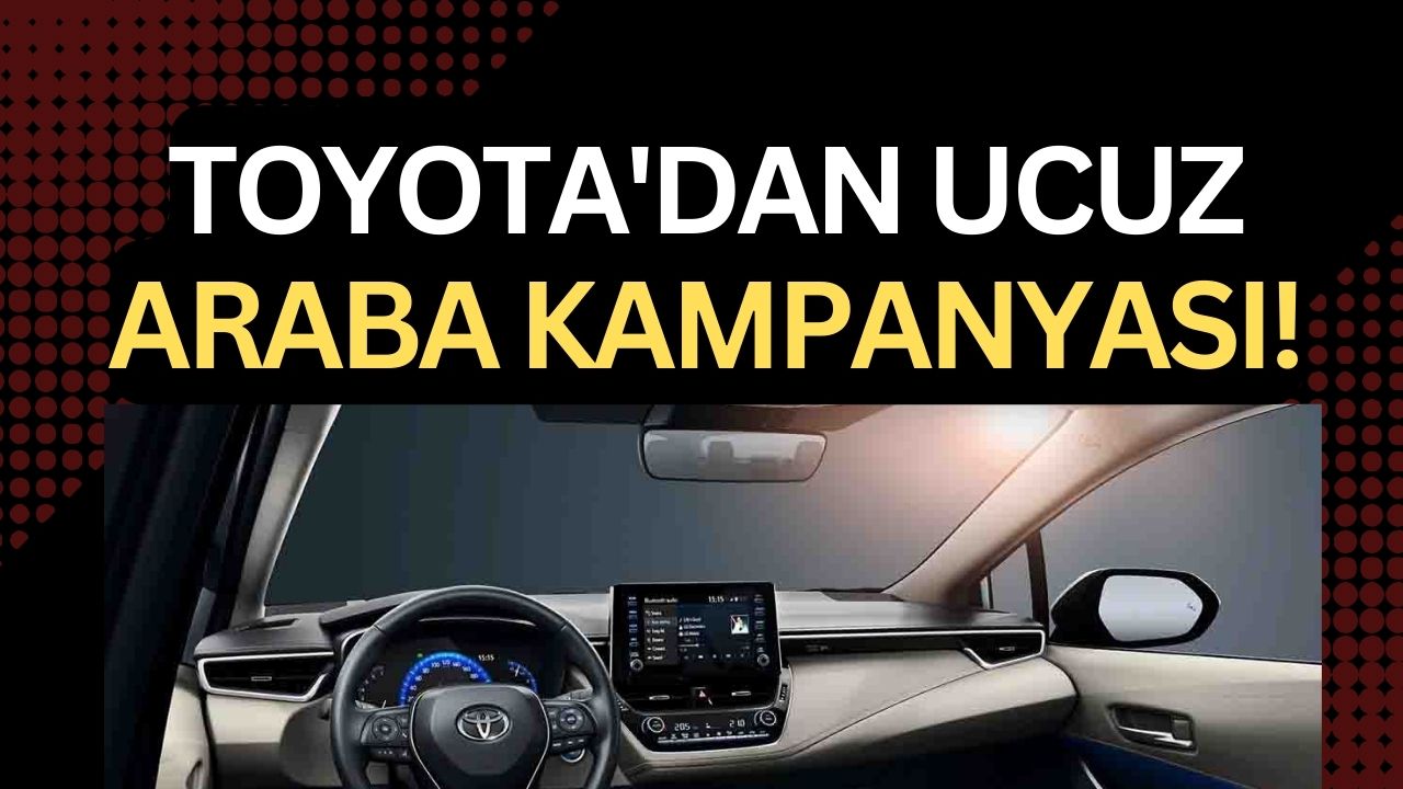 Toyota'dan büyük indirimler: Otomobil almayı düşünenlere müjdeli haber