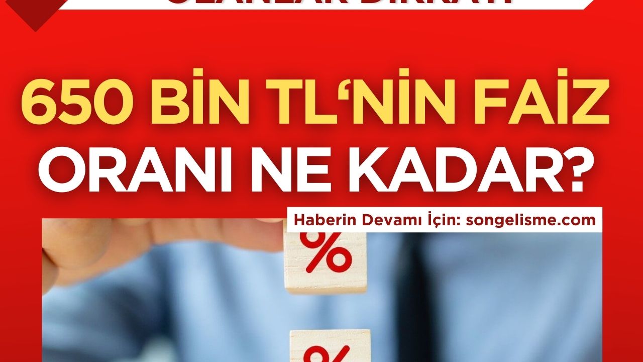 Nisan ayında 650.000 TL için 32 günlük vadeli mevduat faiz oranları karşılaştırıldı