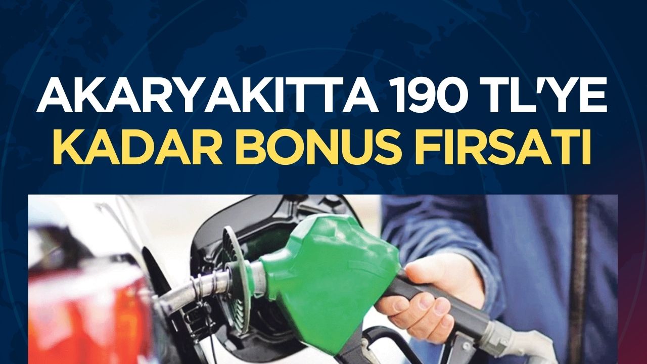 Garanti BBVA'dan akaryakıt alımlarında 190 TL'ye kadar bonus kazanma fırsatı