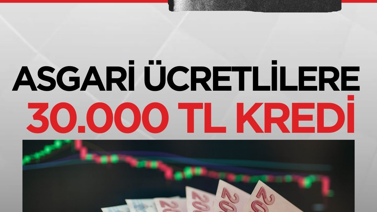Halkbank, asgari ücretlilere 30.000 TL kredi sunuyor