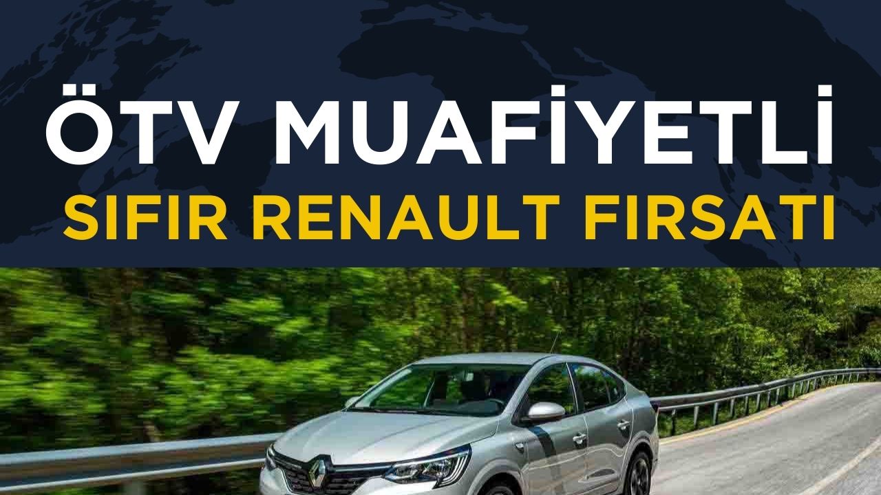 Renault Megane Sedan için ÖTV muafiyetiyle özel fiyat avantajı