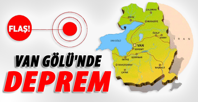 Van'da 3,9 büyüklüğünde deprem