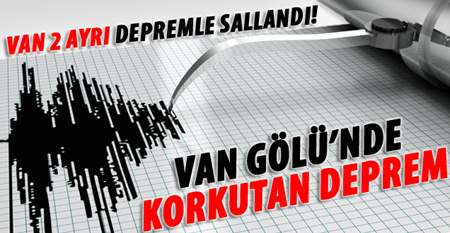 Van Gölü'nde Korkutan Deprem