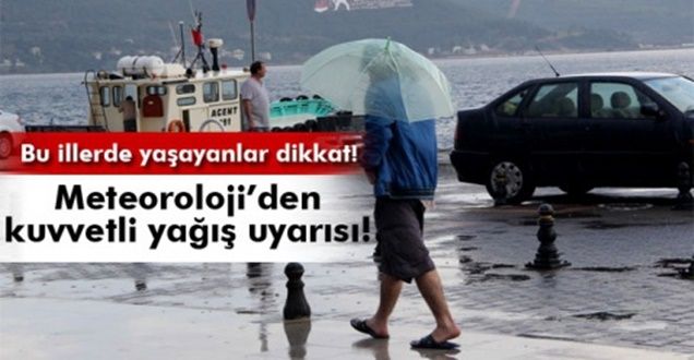 8 Eylül 2015 yurtta hava durumu