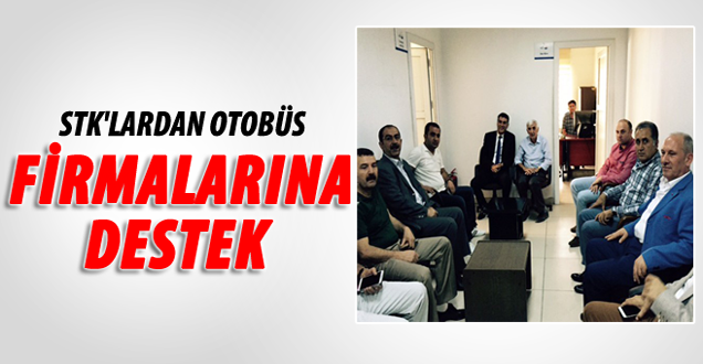 STK'lardan Otobüs Firmalarına Destek