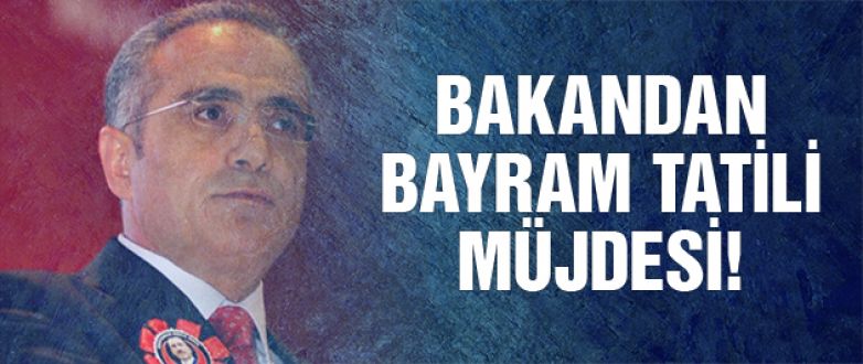 Bakan Topçu'dan dev bayram müjdesi! Bayram tatili kaç gün olacak!