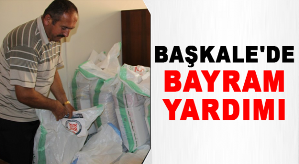 Başkale Kaymakamlığı'ndan bayram yardımı
