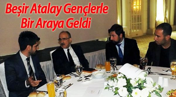 Beşir Atalay Gençlerle Bir Araya Geldi