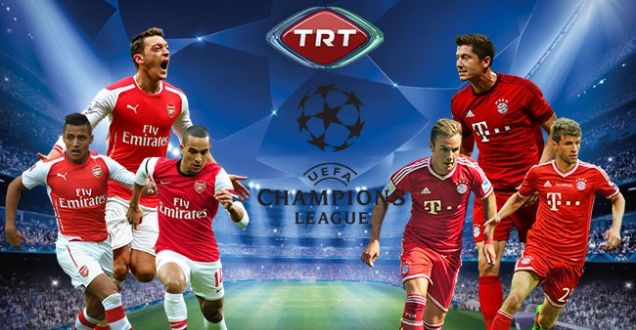 Arsenal-Bayern Münih Şampiyonlar ligi maçı TRT'de!