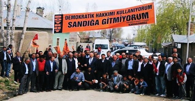 KÜRESÜNNİ AŞİRETİ SANDIĞI BOYKOT KARARI ALDI - VAN HABERLERİ