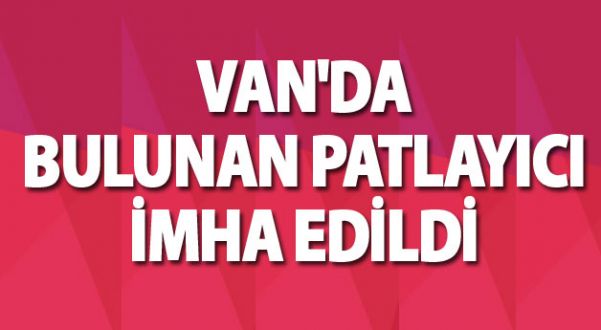 El Yapımı 4 Patlayıcı İmha Edildi