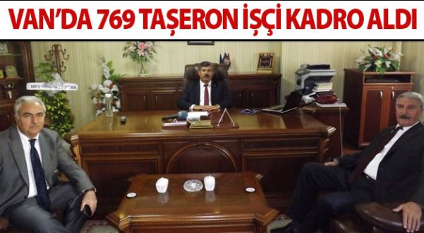 Van'da 769 Taşeron İşçi Kadro Aldı