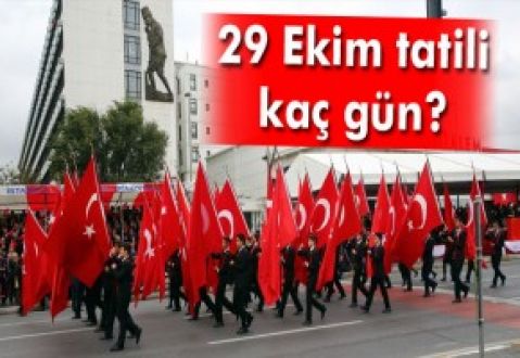 29 Ekim tatili kaç gün oldu! 29 Ekim’de okullar kaç gün tatil oldu!