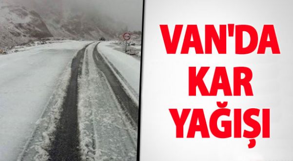 Van'a yılın ilk karı yağdı
