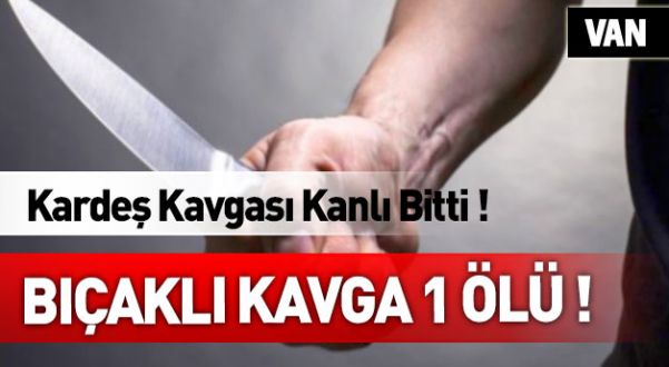 Van'da Bıçaklı Kavga: 1 Kişi Yaşamını Yitirdi